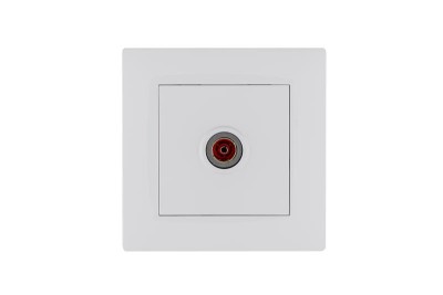 Розетка TV проходная Karea RIZZ бел. Makel 88001007