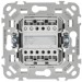 Выключатель 2-кл. СП FLITE ВС12-1-1-ФлС 10А с индикацией механизм сер. IEK FI-V20-1-10-1-K03
