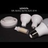 Лампа светодиодная Black 7Вт P45 шар 4100К нейтр. бел. E27 590лм диммир. GAUSS 105102207-D