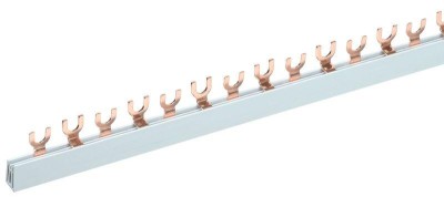 Шина соединительная FORK вилка 2п (дл.1м) IEK YNS11-2-063 Шина соединительная FORK вилка 2п (дл.1м) IEK YNS11-2-063