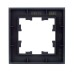 Рамка 1-м BRITE РУ-1-2-БрД стекло дым. IEK BR-M12-G-K30