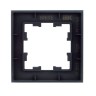 Рамка 1-м BRITE РУ-1-2-БрД стекло дым. IEK BR-M12-G-K30