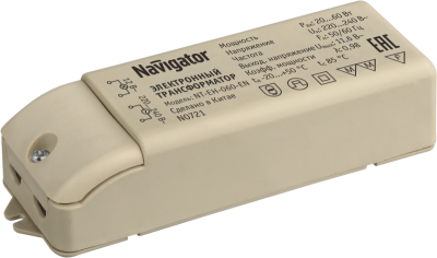 Трансформатор 94 432 NT-EH-060-EN IP44 для низковольтных галогенных ламп Navigator 94432 Трансформатор 94 432 NT-EH-060-EN IP44 для низковольтных галогенных ламп Navigator 94432