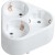 Разветвитель 3-м 16А IP20 Т-01/03 2P+PE треугольн. бел. IEK WTP10-16-03-Z-K01