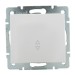 Переключатель проходной 1-кл. СП Rain IP20 механизм бел. LEZARD 703-0288-105