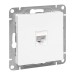 Розетка компьютерная СП Эпика RJ45 кат.5 механизм бел. EKF UP1-SOW-RJ45-5