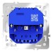 Розетка 1-м СП S70 16А с USB A+С с заземл. защ. шторки механизм бел. матов. Voltum VLS040502