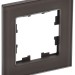 Рамка 1-м BRITE РУ-1-2-БрТБ стекло темн. бронза IEK BR-M12-G-K45