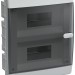 Корпус ЩРВ-П-18 UNION Compact IP41 черн. прозр. дверь пластик. IEK UIC-KP12-V-18-41-K01