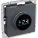 Термостат электронный с индик. BRITE СП IP20 ТС10-1-БрМ механизм маренго IEK BR-RT11-K35