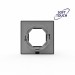 Рамка 1-м Pixel IP44 карбон TOKOV ELECTRIC TKE-PX-RM1-C14-IP44