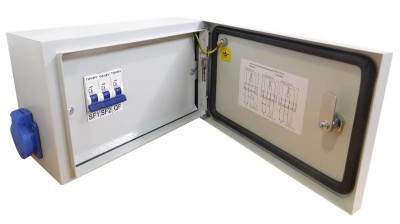 Ящик с понижающим трансформатором ЯТП 0.25 230/12 (3 авт. выкл.) IP54 TOKOV ELECTRIC TKE-TT13-12-250-54