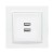 Розетка USB 2-м СП Минск 2.1А бел. EKF ERR-2USB-100