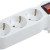 Разветвитель 3-м 16А IP20 Т-01/03В 2P+PE с выкл. бел. IEK WTP10-16-03-ZK-K01