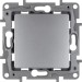 Выключатель 1-кл. СП Etika 10А IP20 250В 10AX авт. зажимы механизм алюм. IEK 672401