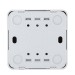 Переключатель проходной 2-кл. 2п ОП Viola 10А IP20 бел. LEZARD 751-0200-106