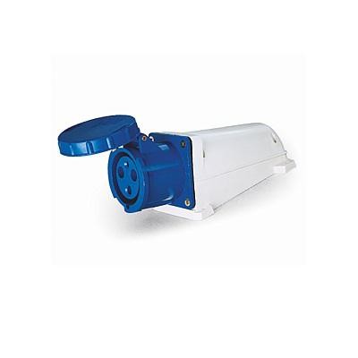 Розетка стационарная ОП PPC 133 63А 3п 2PPE 220В IP67 JazzWay 5072756