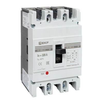 Выключатель автоматический 3п 250/225А 35кА ВА-99М PROxima EKF mccb99-250-225m
