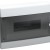Корпус ЩРН-П-12 UNION Compact IP41 черн. прозр. дверь пластик. IEK UIC-KP12-N-12-41-K01