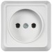 Розетка 1-м ОП Октава 10А IP20 без заземл. бел. GENERICA ERO10-K01-10-DC