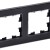 Рамка 2-м BRITE РУ-2-2-БрЧ стекло черн. IEK BR-M22-G-K02