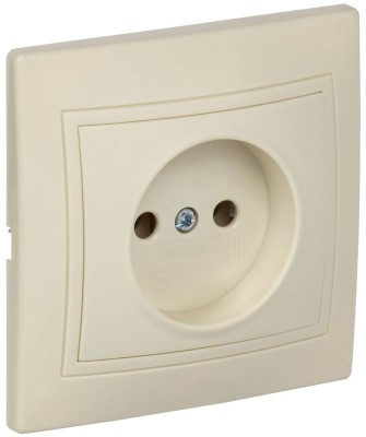 Розетка 1-м СП Кварта 10А IP20 без заземл. без защ. шторок крем. GENERICA ERK13-K33-10-DM Розетка 1-м СП Кварта 10А IP20 без заземл. без защ. шторок крем. GENERICA ERK13-K33-10-DM