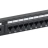 Патч-панель 1U кат.5E UTP 24 порта (Krone) GENERICA PP24-1UC5EU-K05-G