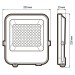 Прожектор светодиодный PFL-S4 100Вт 6500К IP65 80град. ДО с линзовым модулем JazzWay 5036437