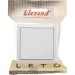 Выключатель 1-кл. ОП LETO бел. LEZARD 752-0200-100
