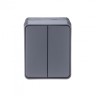Выключатель 2-кл. ОП AtlasDesign PROFI IP54 10AX антрацит SE ATN544051
