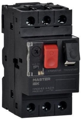 Пускатель ПРК32-6.3 In6.3А Ir4-6.3А Ue 660В IEK DMS11-D63