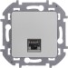 Розетка компьютерная Inspiria RJ45 кат.5E UTP алюм. IEK 673827