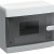 Корпус ЩРН-П-6 UNION Compact IP41 черн. прозр. дверь пластик. IEK UIC-KP12-N-06-41-K01