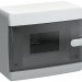 Корпус ЩРН-П-6 UNION Compact IP41 черн. прозр. дверь пластик. IEK UIC-KP12-N-06-41-K01