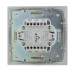 Выключатель 1-кл. СП Mira 10А IP20 с подсветкой со вставкой сер. метал. LEZARD 701-1010-111