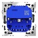 Розетка 1-м СП S70 16А с USB A+С с заземл. защ. шторки механизм титан Voltum VLS040506