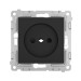 Розетка 1-м СП Pixel 16А IP20 без заземл. защ. шторки механизм карбон TOKOV ELECTRIC TKE-PX-R1SF-C14
