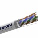 Кабель витая пара SF/UTP 4х2х24AWG(0.52мм) кат.5E PVC indoor Fluke tested 305м (м) PRO TOKOV ELECTRIC TKP-C06-SF/UTP-42-5E-305