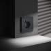 Розетка 1-м СП S70 16А с USB A+С с заземл. защ. шторки механизм графит Voltum VLS040507