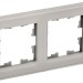 Рамка 2-м BRITE РУ-2-2-БрД стекло дым. IEK BR-M22-G-K30