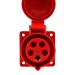 Розетка фланцевая 315 16А 380AC 3P+PE+N 6ч IP44 КЭАЗ 222759