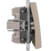 Выключатель 1-кл. СП Rain IP20 механизм крем. LEZARD 703-0388-100