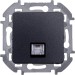 Розетка телефонная СП Inspiria RJ11 IP20 механизм антрацит IEK 673823