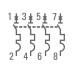 Выключатель автоматический модульный 4п C 10А 4.5кА ВА 47-63 PROxima EKF mcb4763-4-10C-pro