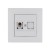 Розетка компьютерная CAT 5+гнездо Karea RIZZ бел. Makel 88001035