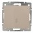 Переключатель проходной 1-кл. СП Rain IP20 механизм крем. LEZARD 703-0388-105