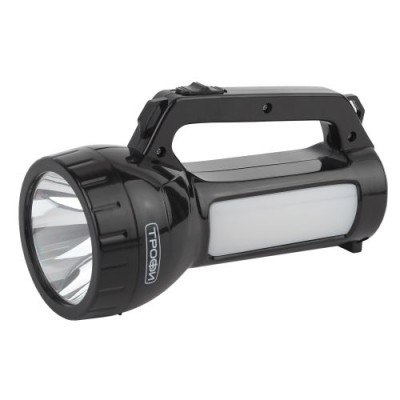 Фонарь-прожектор аккумуляторный PA-504 SMD LED 1Вт боков. светильник 24 SMD LED 2 режима 4 Трофи Б0042439