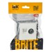 Розетка компьютерная + телевизионная 2-м Brite РТВ/РК12-БрБ RJ45 кат.5E + TV механизм бел. IEK BR-AK20-1-K01