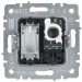 Розетка компьютерная + телевизионная 2-м Brite РТВ/РК12-БрБ RJ45 кат.5E + TV механизм бел. IEK BR-AK20-1-K01