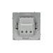 Розетка силовая KANT 2P+E без шторки бел. магнолия DKC 7000033